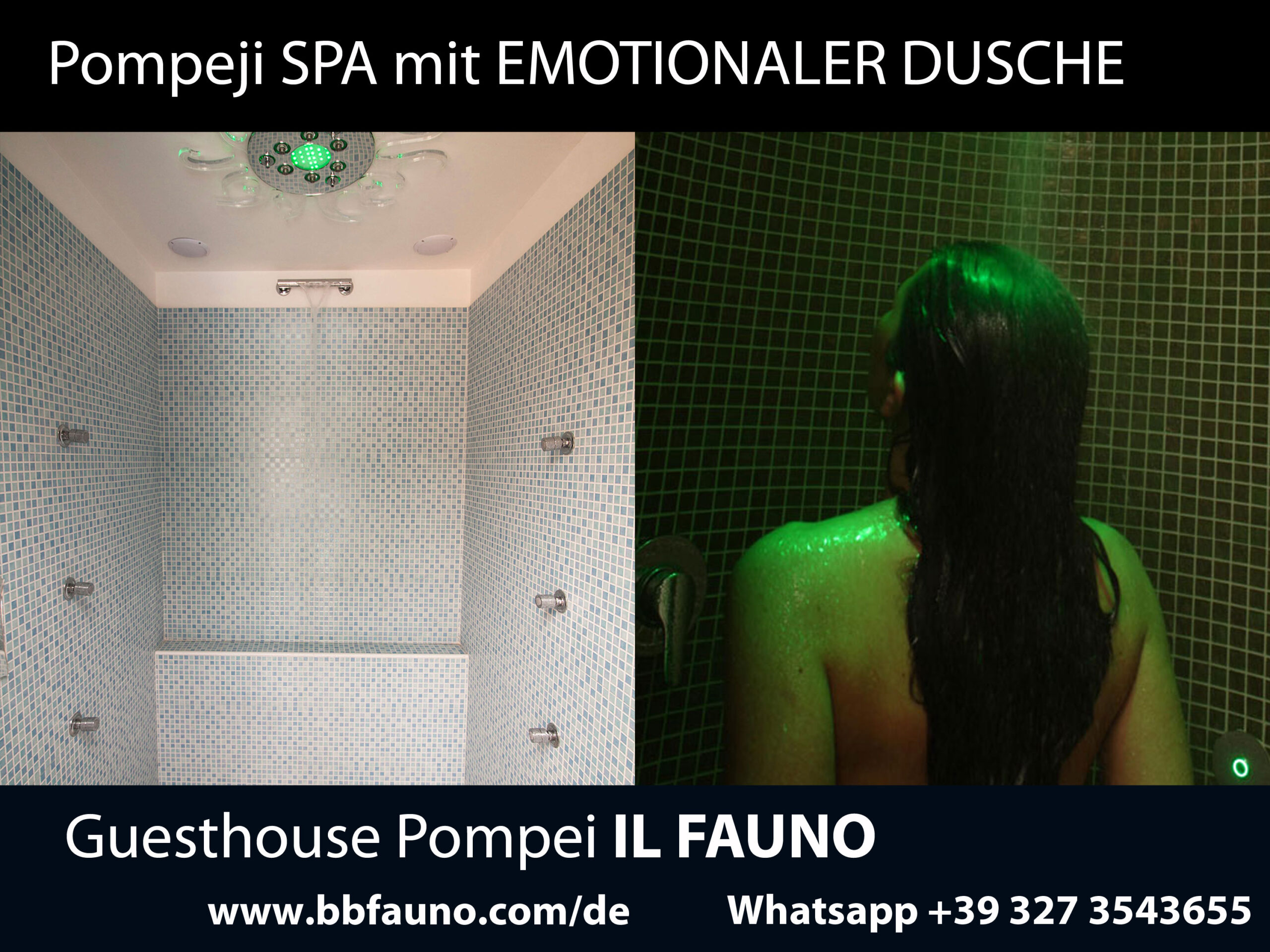 Hotel mit emotionaler Dusche Pompeji