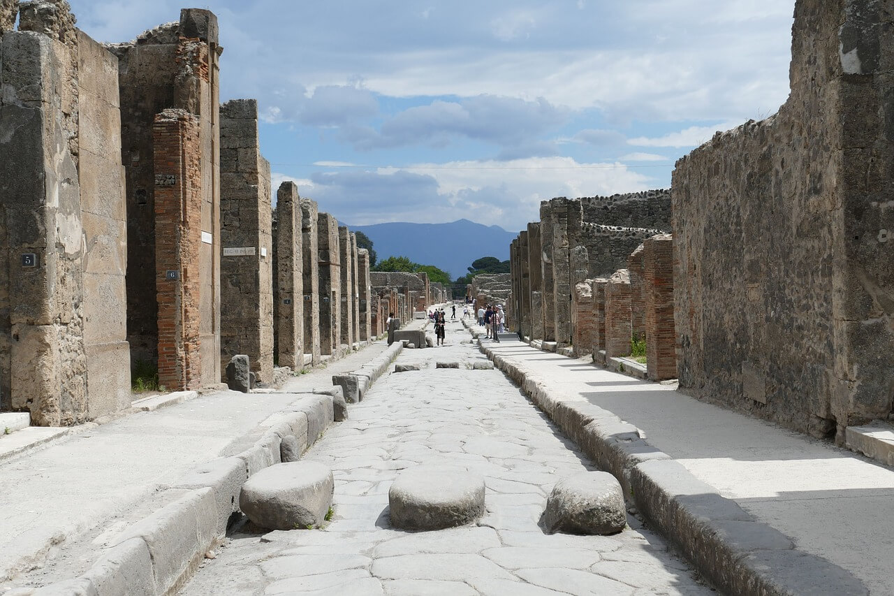 Archaeological sites Pompeii