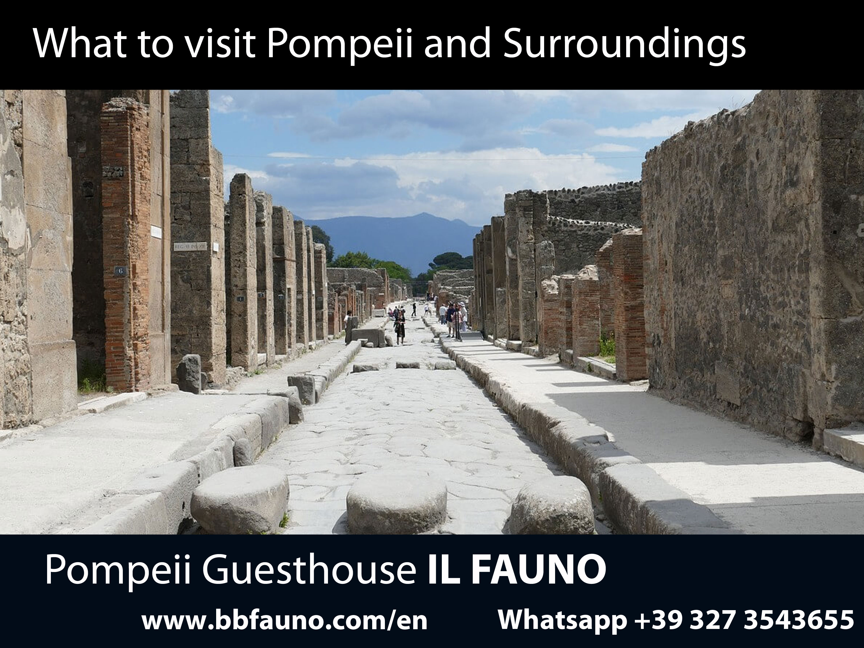 Visit Pompeii surroundings