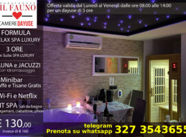 Dayuse Suite con SPA privata 130 euro
